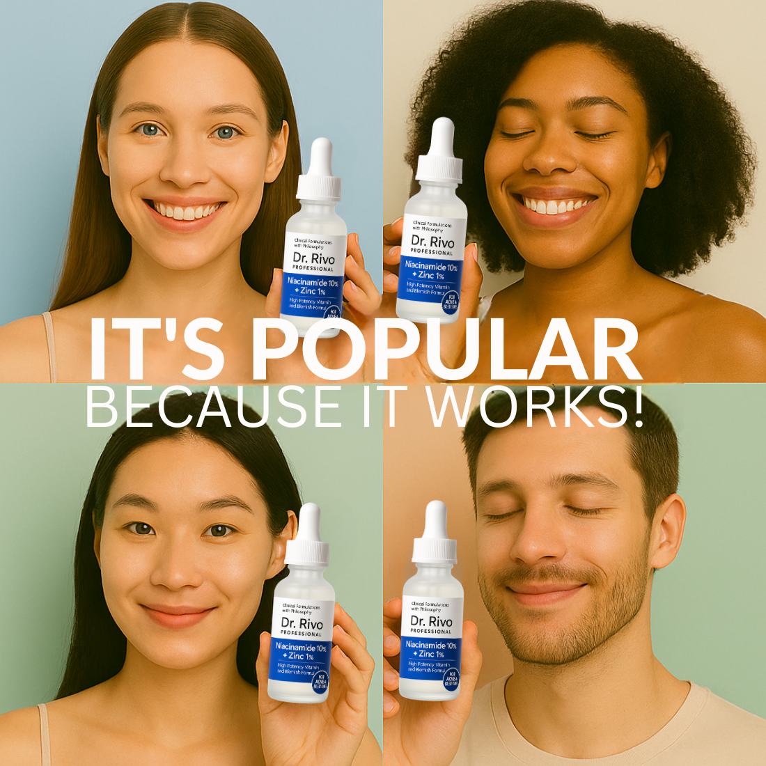10% Niacinamide + 1% Zinc Face Serum | Powerful Anti-Acne & Glow Formula | Clears Blemishes, Controls Oil | Visible Results
