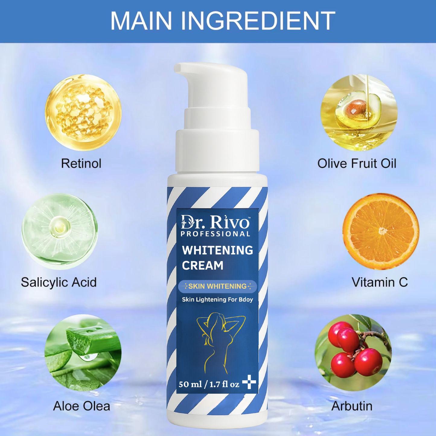 Whitening Cream for Intimate Area, Private Parts, Underarm, Knees, Elbows, Inner Thigh, Bikini Areas