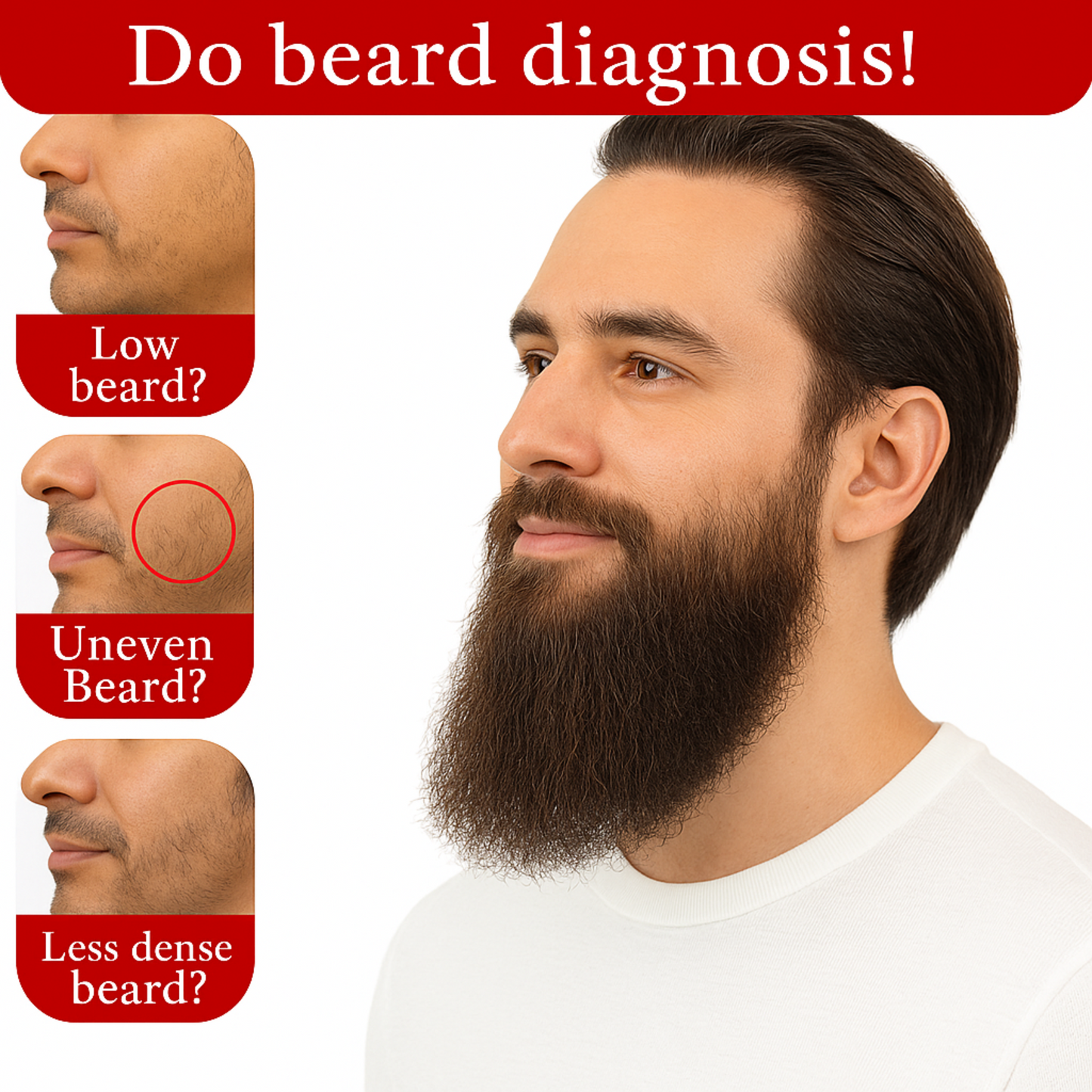 Godfather Beard Growth Oil - Rosemary, Avocado & Ginger for Stronger & Thicker Hair Oil