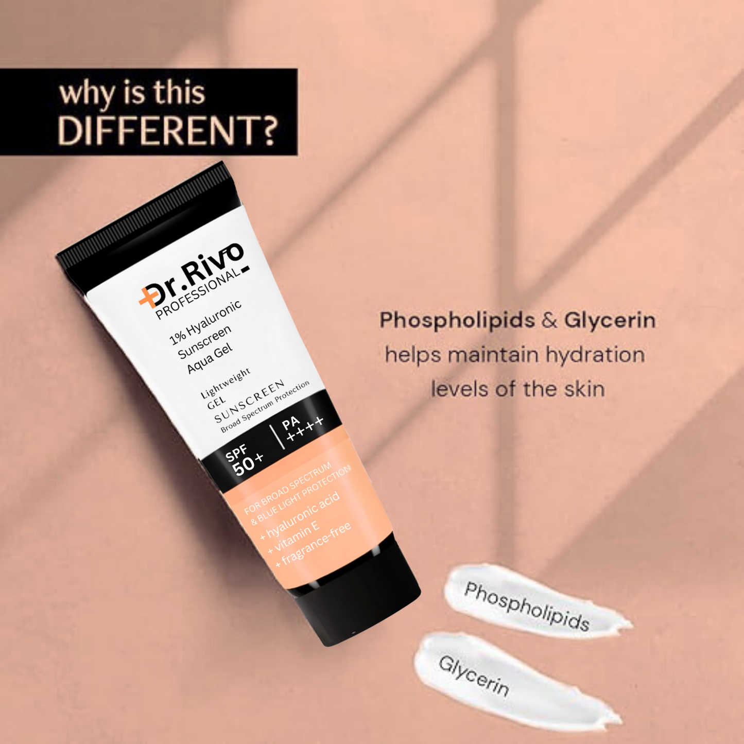 Sunscreen - SPF 50+ PA++++ Gel based sunscreen | Broad spectrum | No White Cast | Lightweight | Non greasy  (50 g)