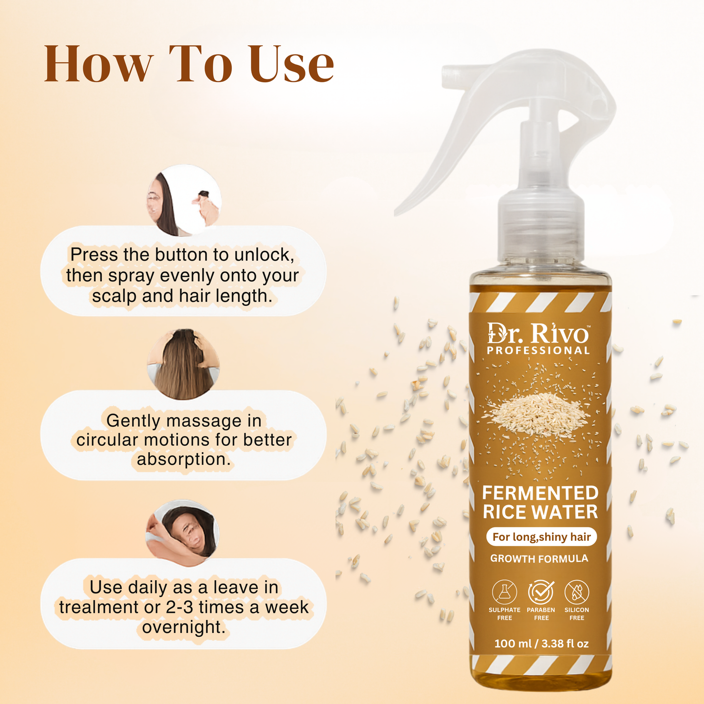 Rosemary Water For Hair Growth & Hair Repair for hair spray men & women  (100 ml)