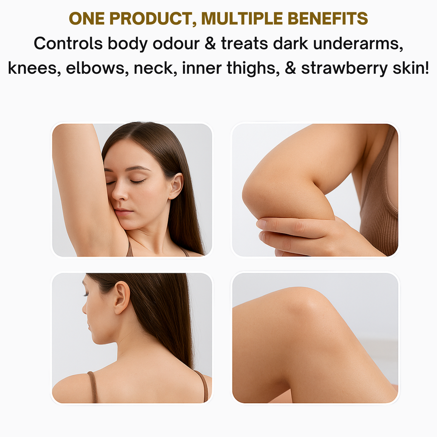 5% Glycolic Acid Underarm Brightening Spray Treatment | Multi- Purpose Spray Men & Women  (100 ml)