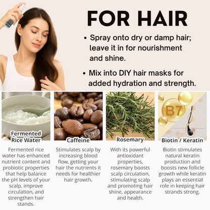 Fermented Rice Water for hair|Reduces Hairfall, Repairs Damage & Nourishing Skin