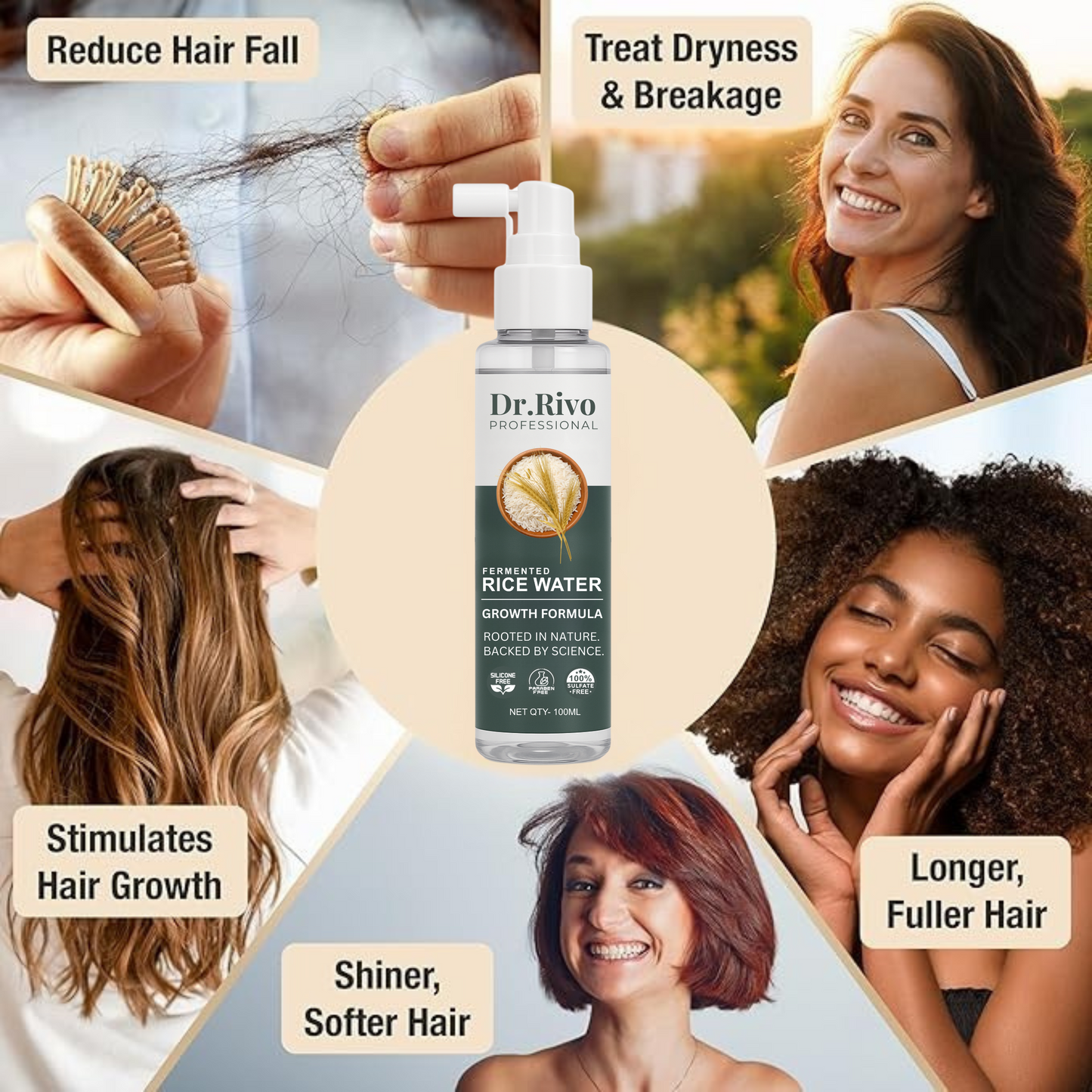 Fermented Rice Water for hair|Reduces Hairfall, Repairs Damage & Nourishing Skin
