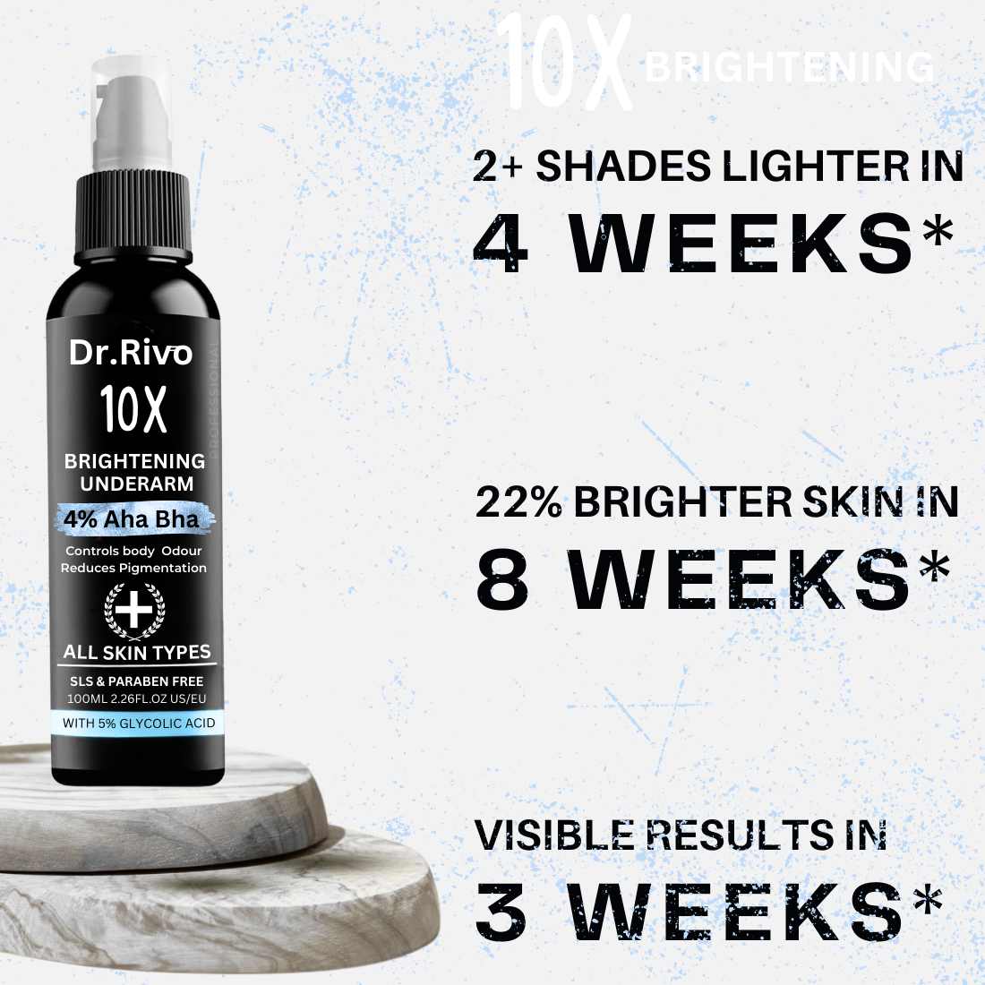 4% Aha Bha with 5% Glycolic Acid Underarm Brightening Spray Men & Women  (100 ml)