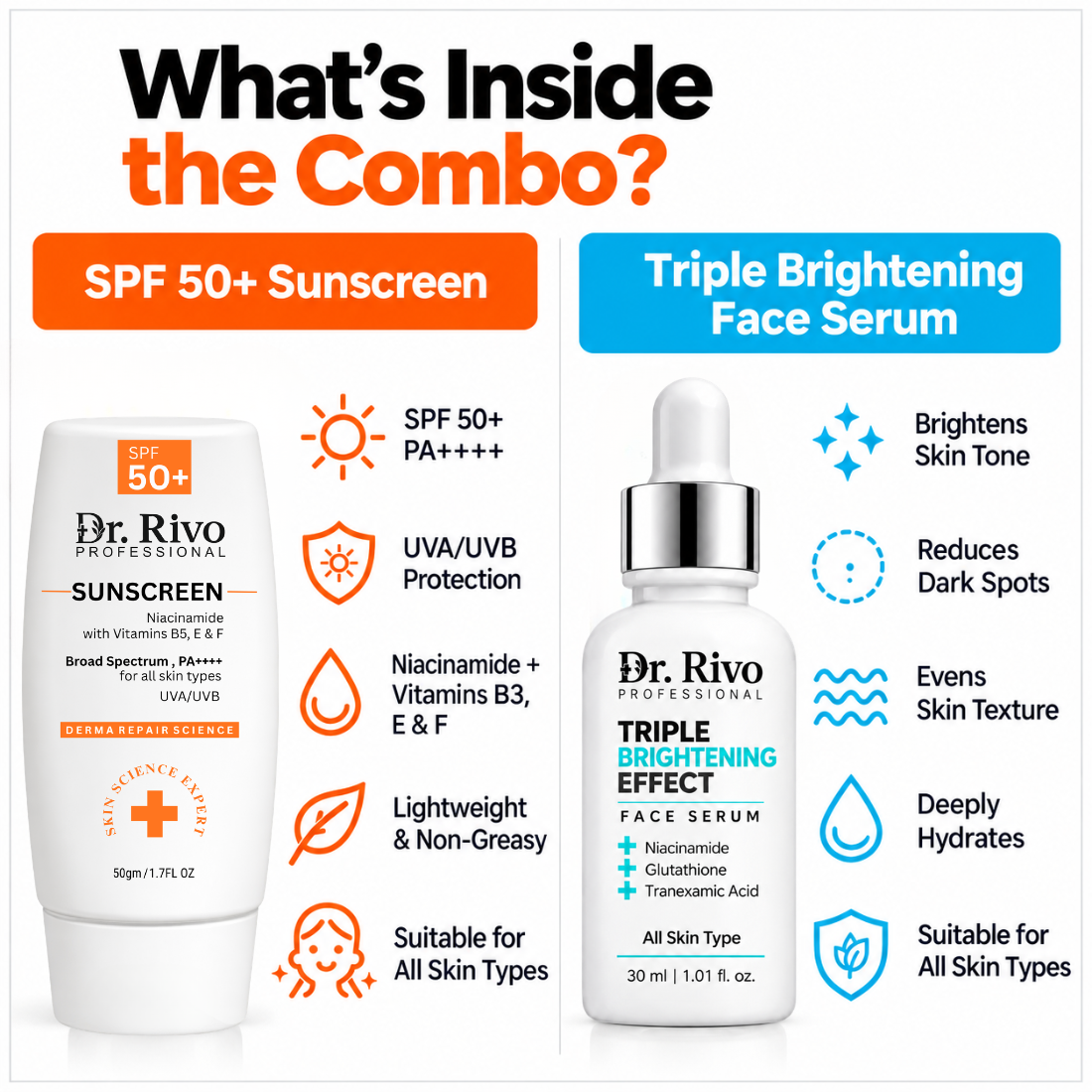 Glow & Sun Protection Combo