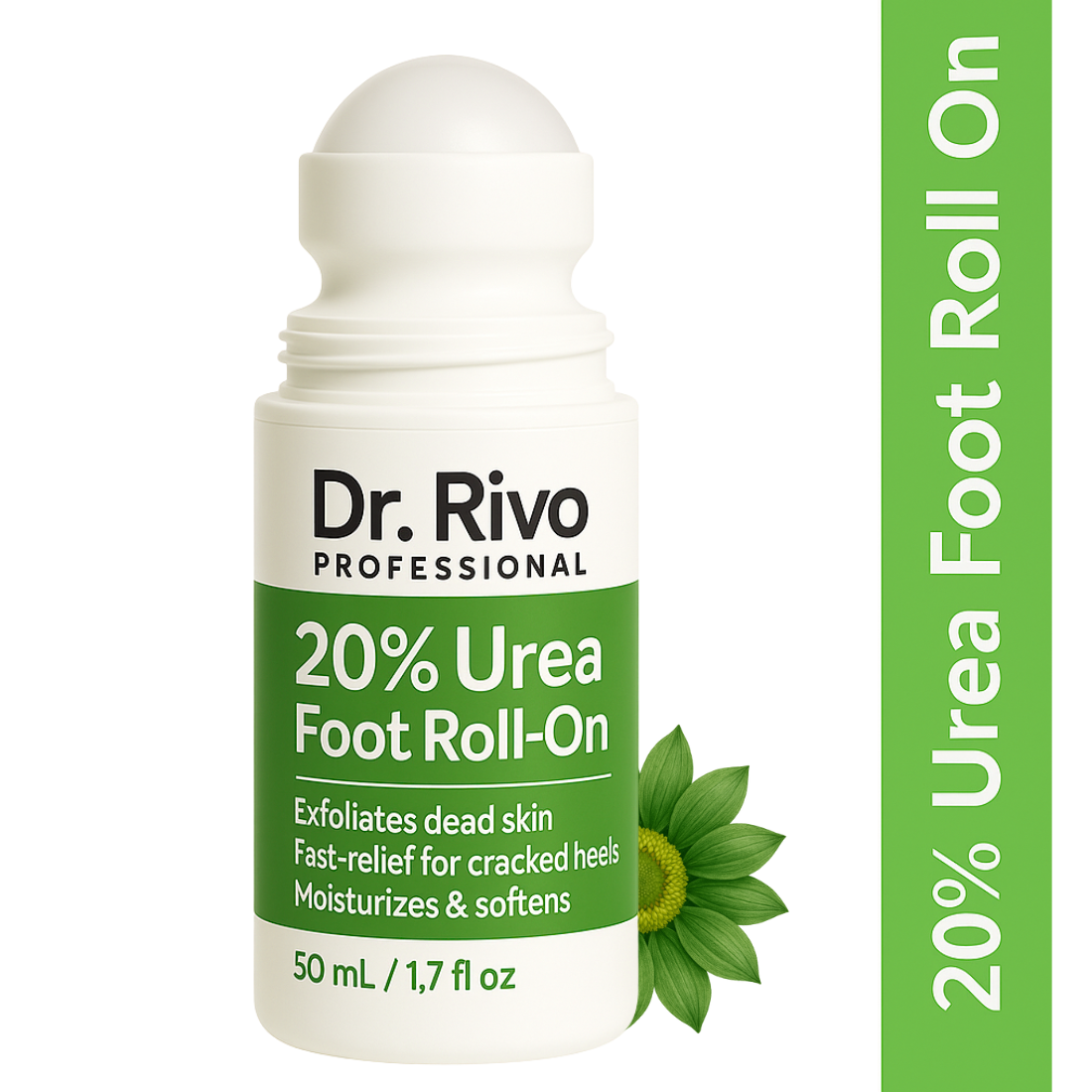 20% Urea Foot Roll-On | For Dry & Cracked Heels  (50 ml, Set of 1)