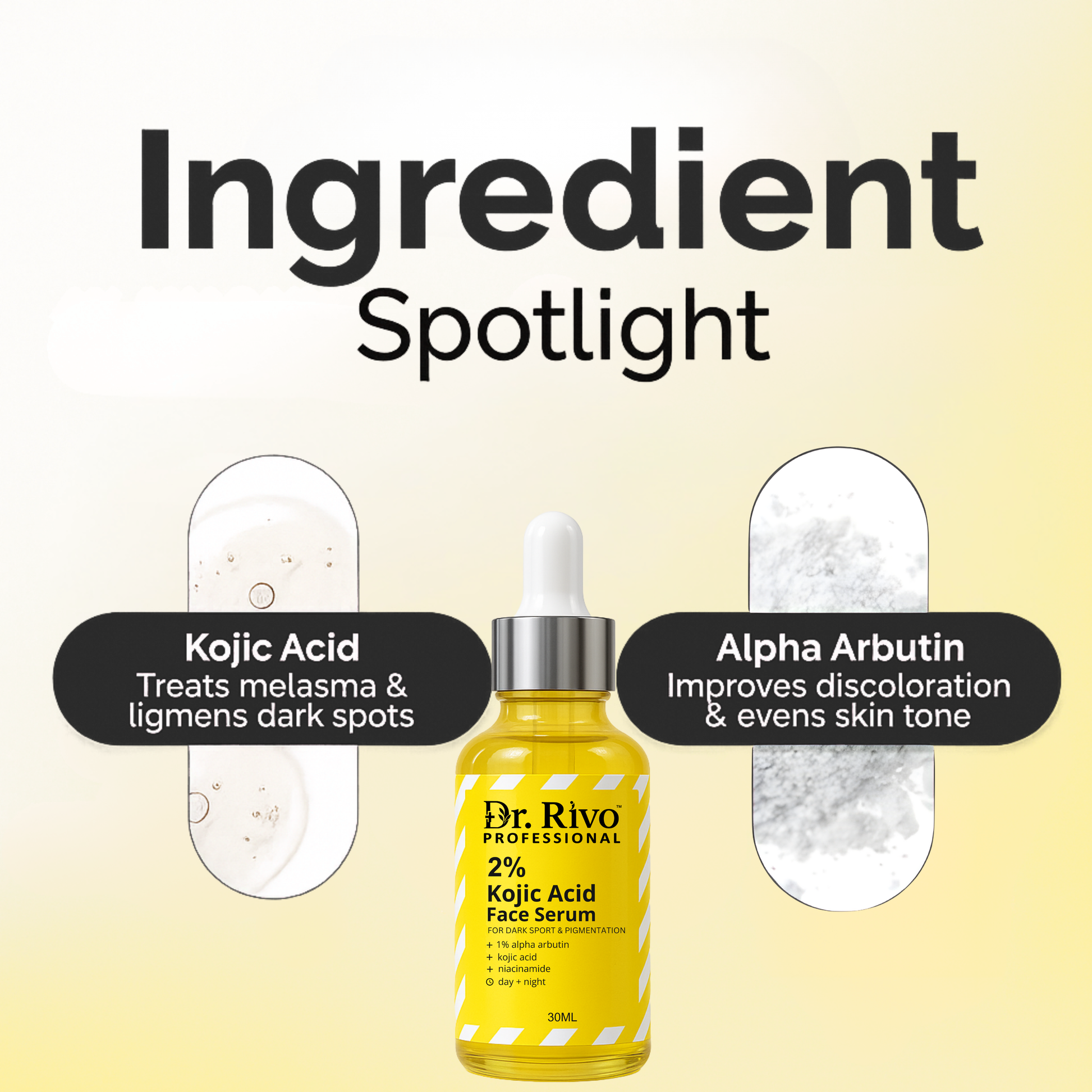 2% Kojic Acid Face Serum Dr.Rivo PROFESSIONAL