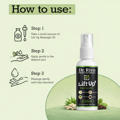 6X LiftUp Body Care Oil for Men