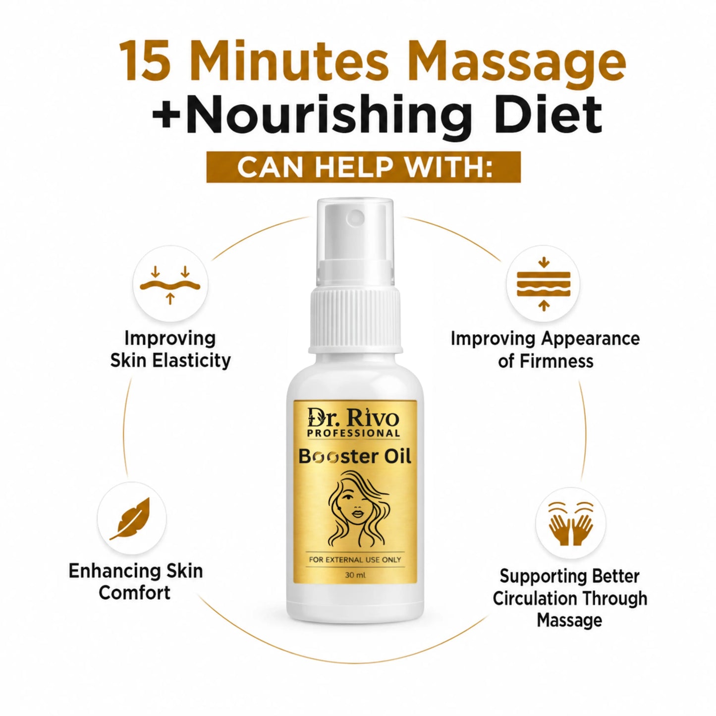 Booster Massage Oil for Women Dr.Rivo PROFESSIONAL