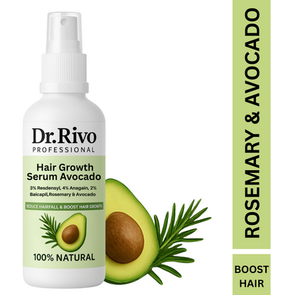 Hair Growth Serum Rosemary & Avocado | Reduces Hairfall & Boosts Hair Growth  (50 ml)