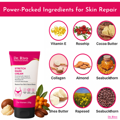 Stretch Marks Removal Cream in During After Pregnancy Delivery  (50 g)