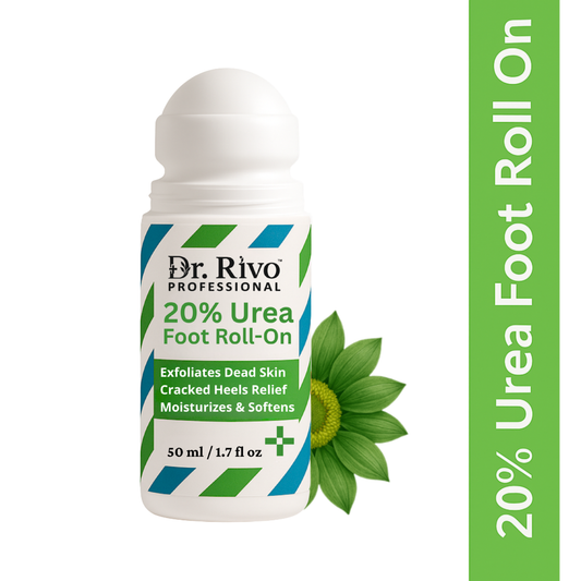 20% Urea Foot Roll-On | For Dry & Cracked Heels  (50 ml, Set of 1)