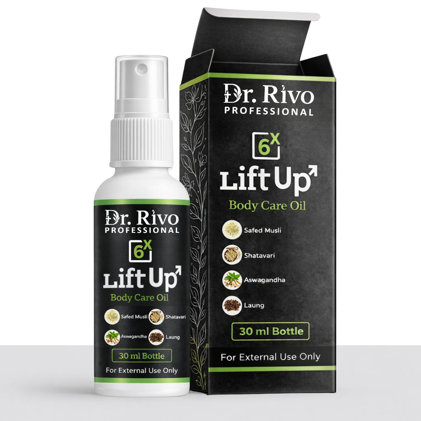 6X LiftUp Body Care Oil for Men