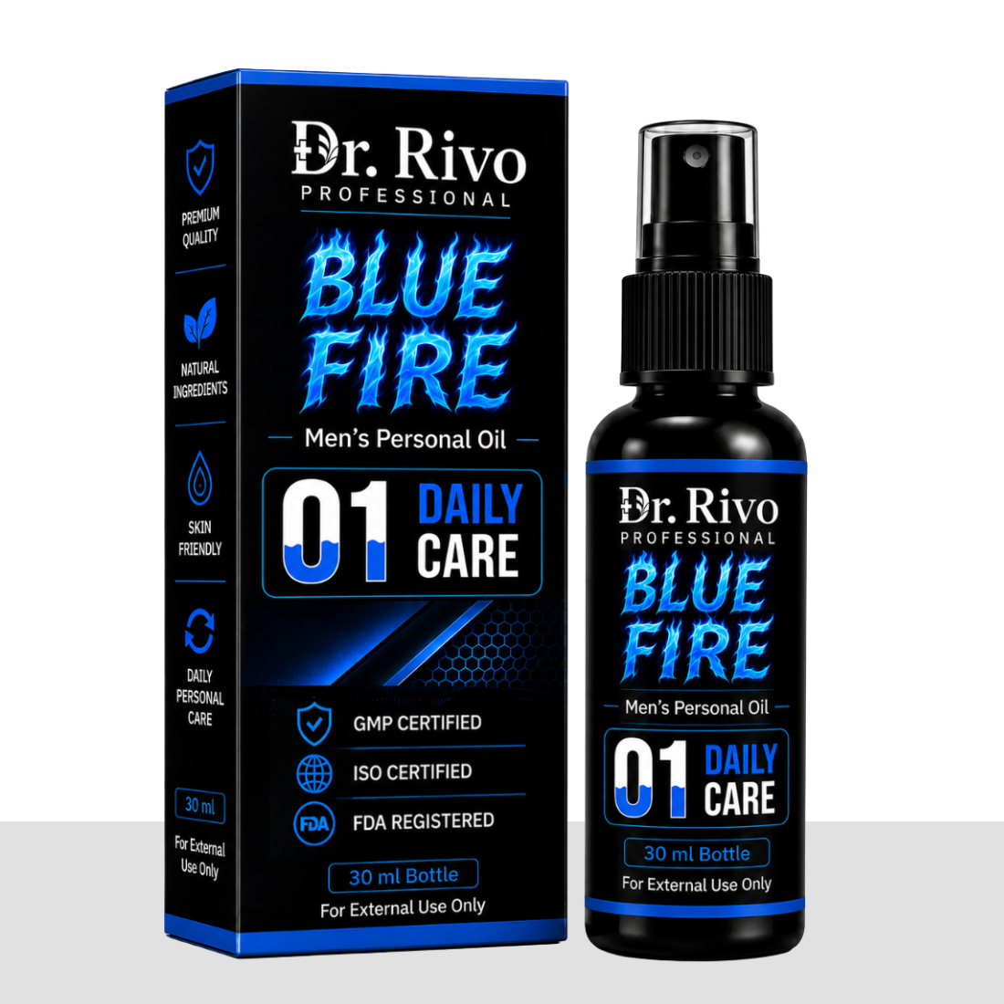 Blue Fire Oil- Helps to Improve Male Wellness Dr.Rivo PROFESSIONAL
