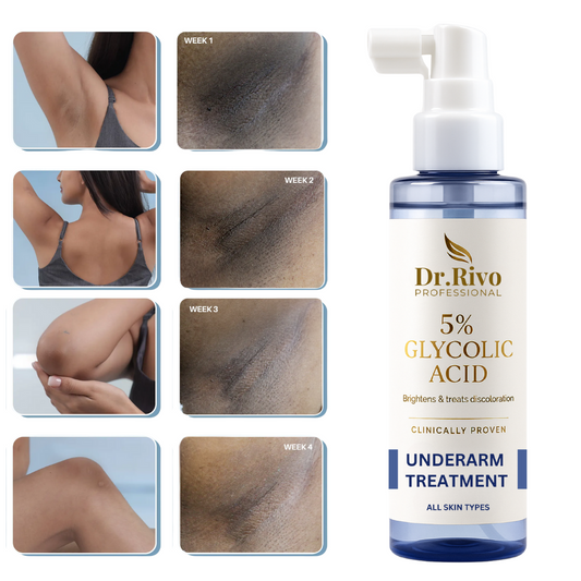 5% Glycolic Acid Underarm Brightening Spray Treatment | Multi- Purpose Spray Men & Women  (100 ml)